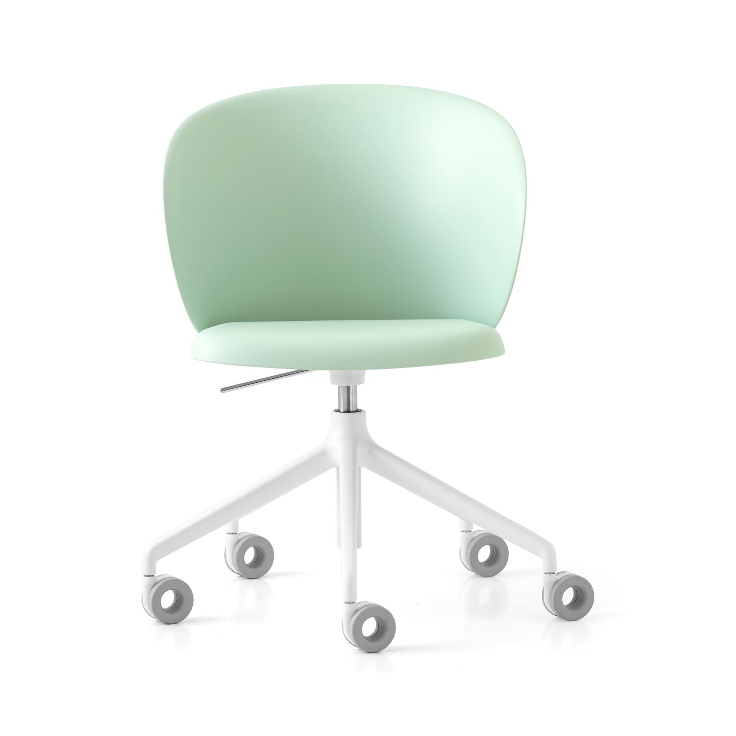 Tuka Indoor/Outdoor Optic White Base Swivel Office Chair