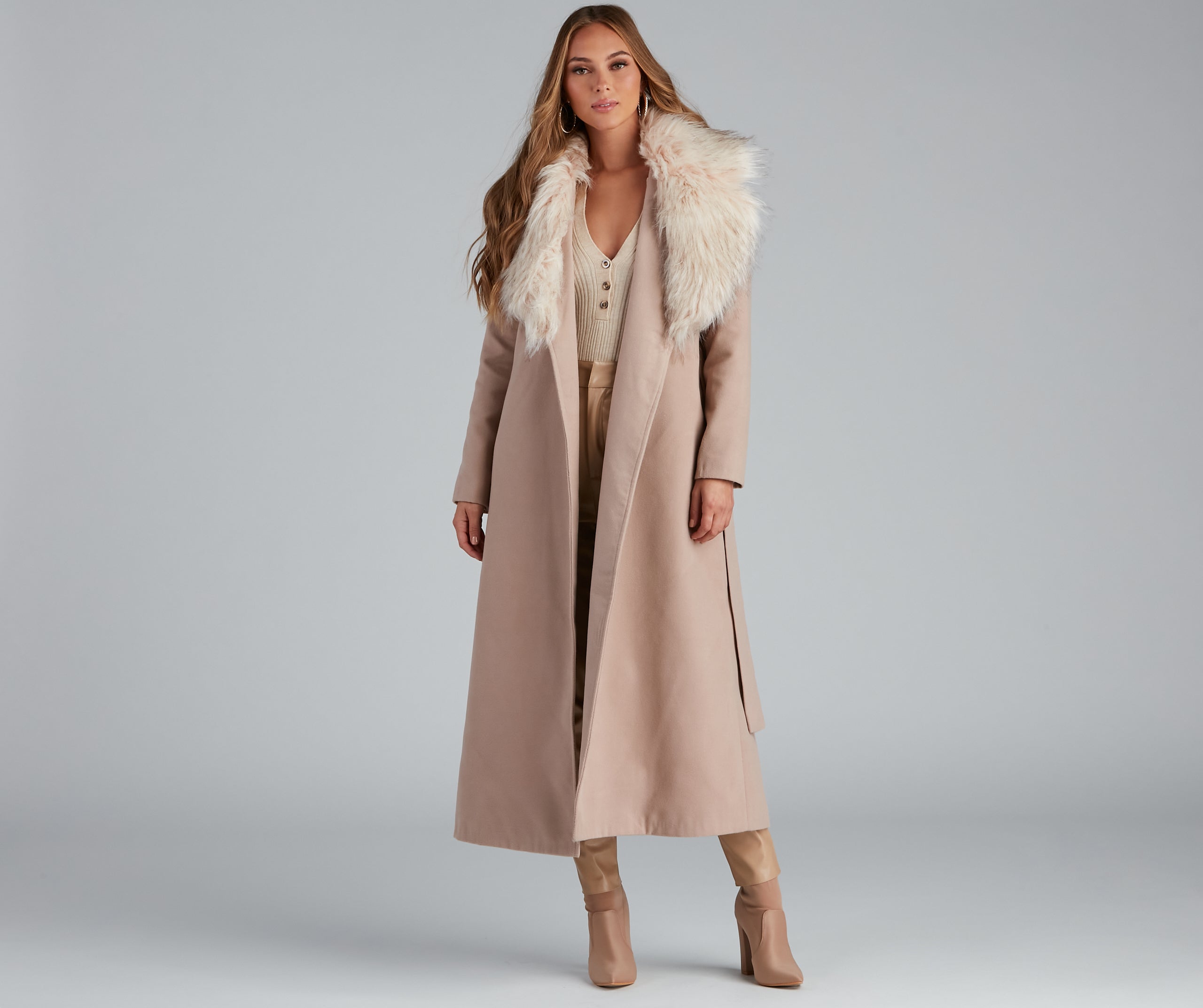 A Formal Affair Faux Fur Jacket