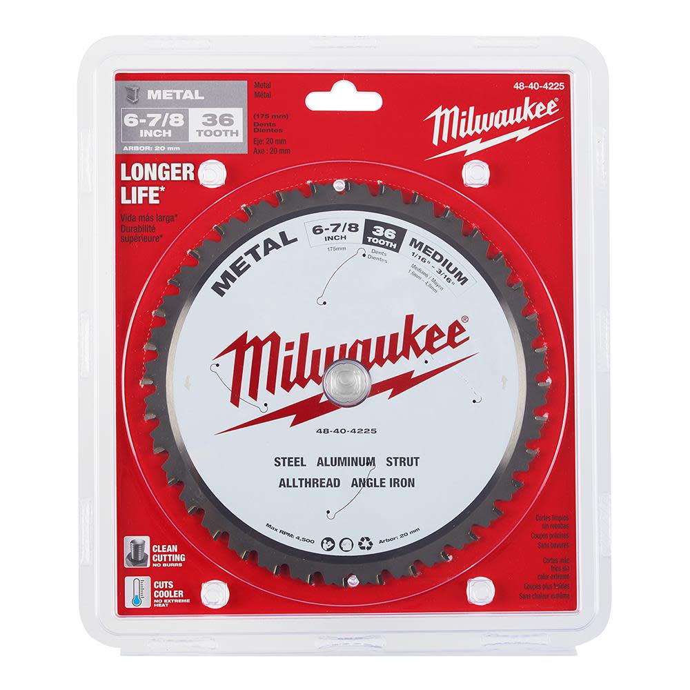 Milwaukee 6 7/8 Circular Saw Blade Metal Cutting