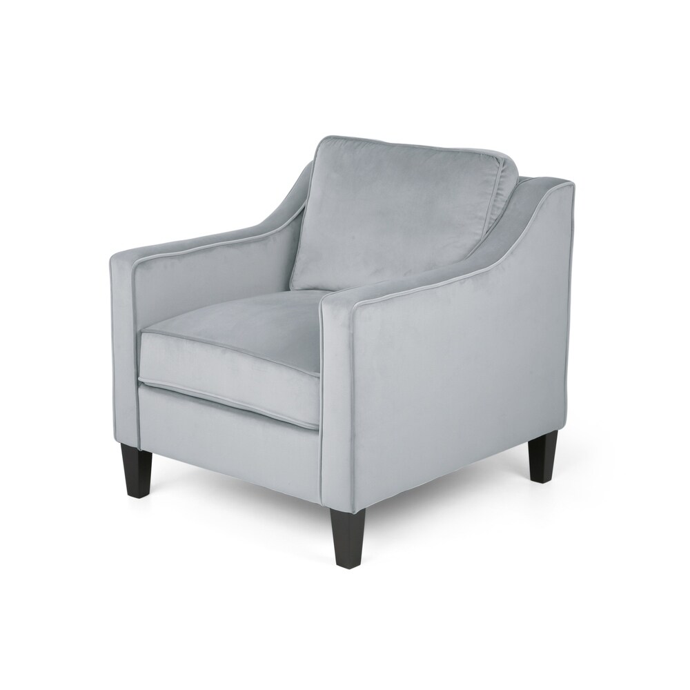 Milo Contemporary Velvet Club Chair by Christopher Knight Home   30.75\