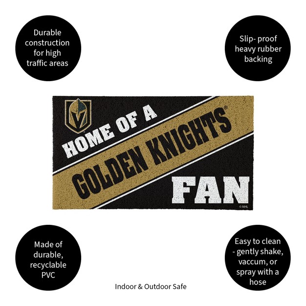 Evergreen Las Vegas Golden Knights Pvc Mat Color