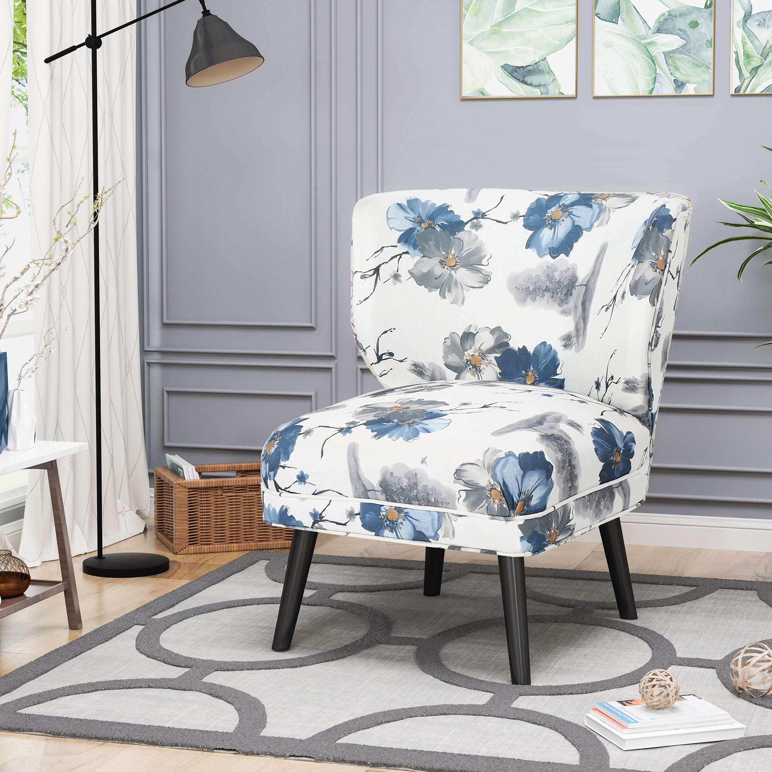 Roger Fabric Accent Chair