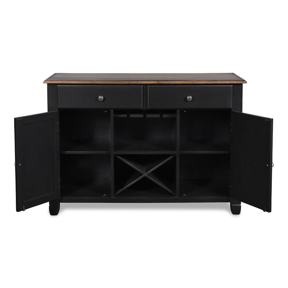 New Classic Furniture Cassidy X Shaped Accent Server