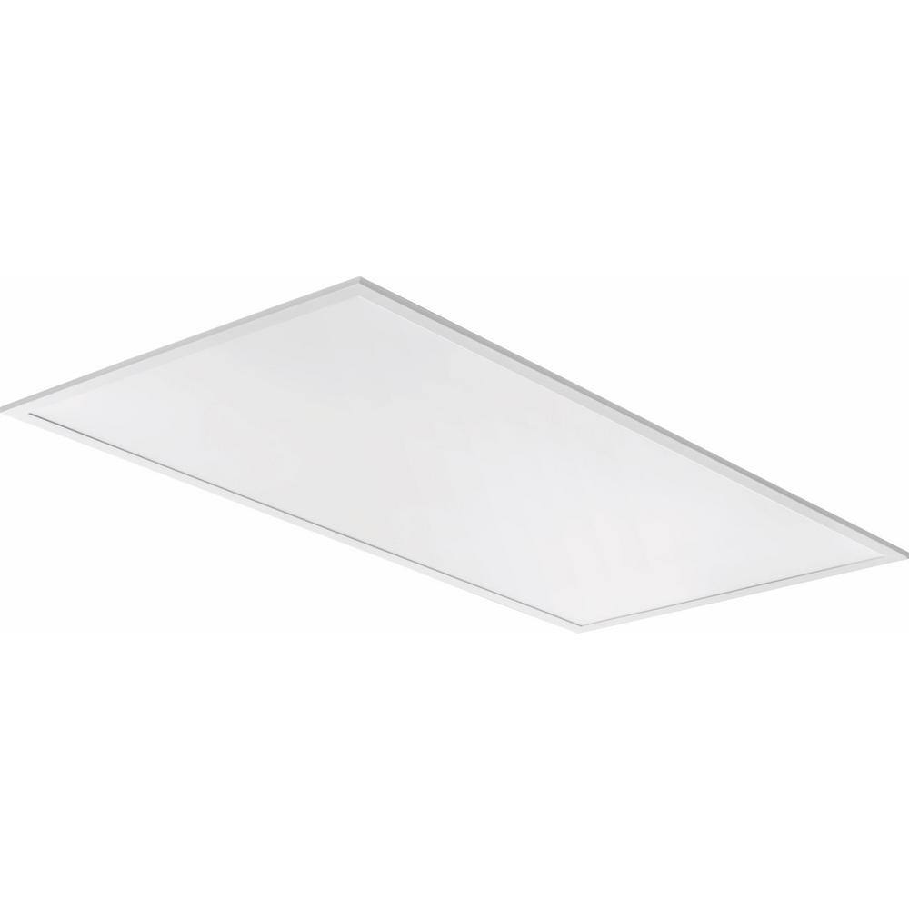 Lithonia Lighting Contractor Select CPX 2 ft. x 4 ft. White Integrated LED 4692 Lumens Flat Panel Light 4000K CPX 2X4 4000LM 40K M2