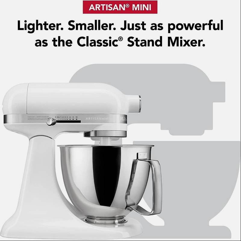 3.5-Quart Artisan Mini Plus Stand Mixer (White) | KitchenAid