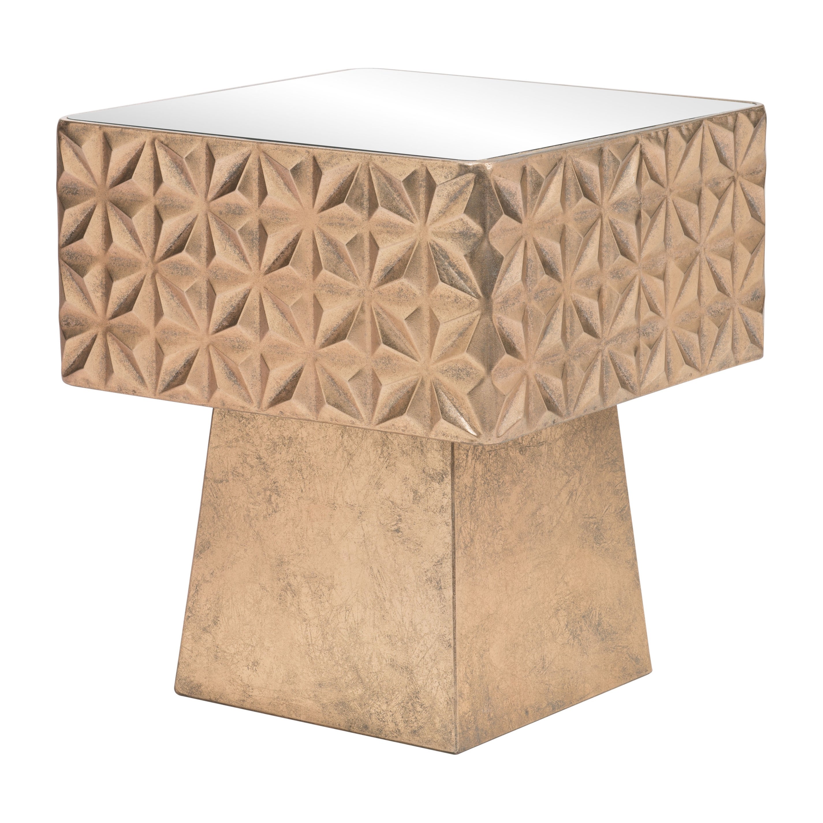 Mayan Side Table Gold - 17.5