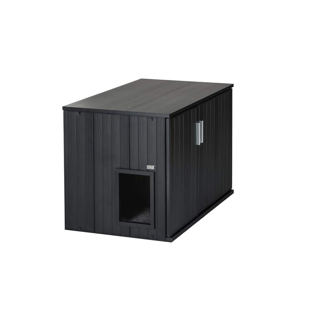 New Age Pet ECOFLEX Promax LitterLoo Litter Box Cover Table - Espresso EHKPM19-02