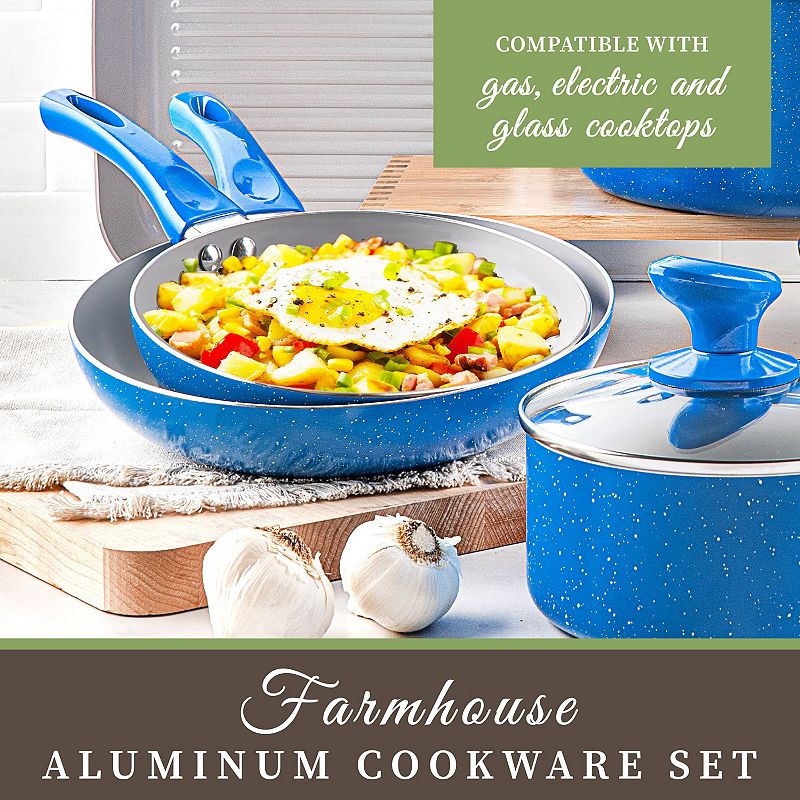 Granitestone Diamond Farmhouse 13-pc. Nonstick Cookware Set