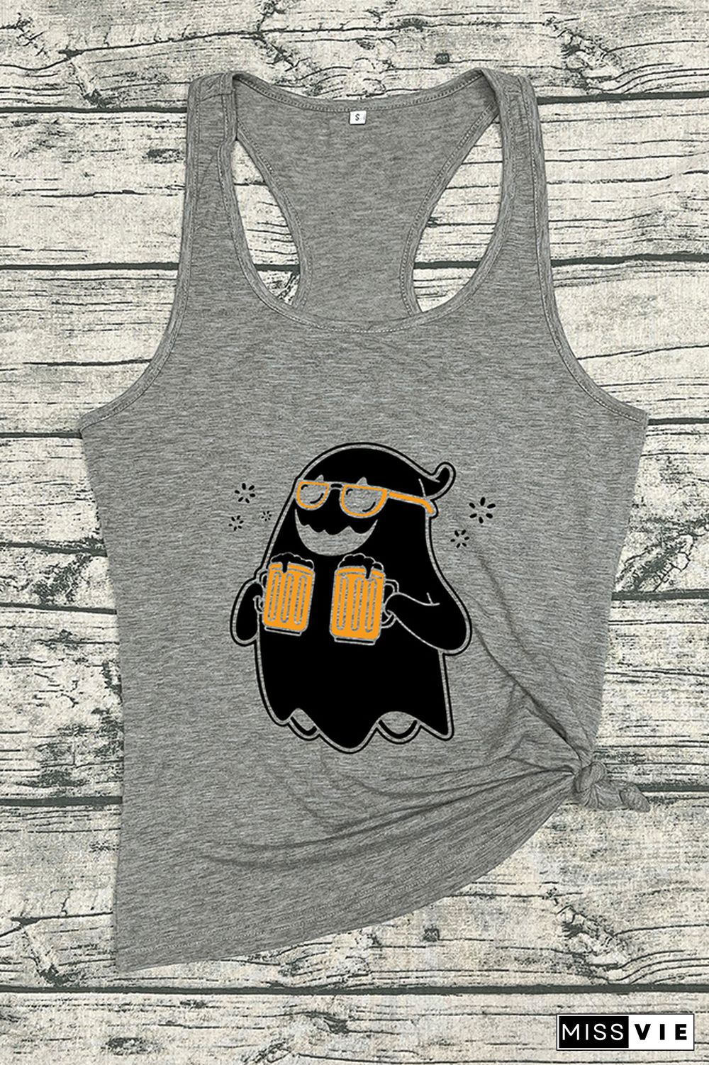 Drinking Ghost Halloween Sleeveless Tank Top Wholesale