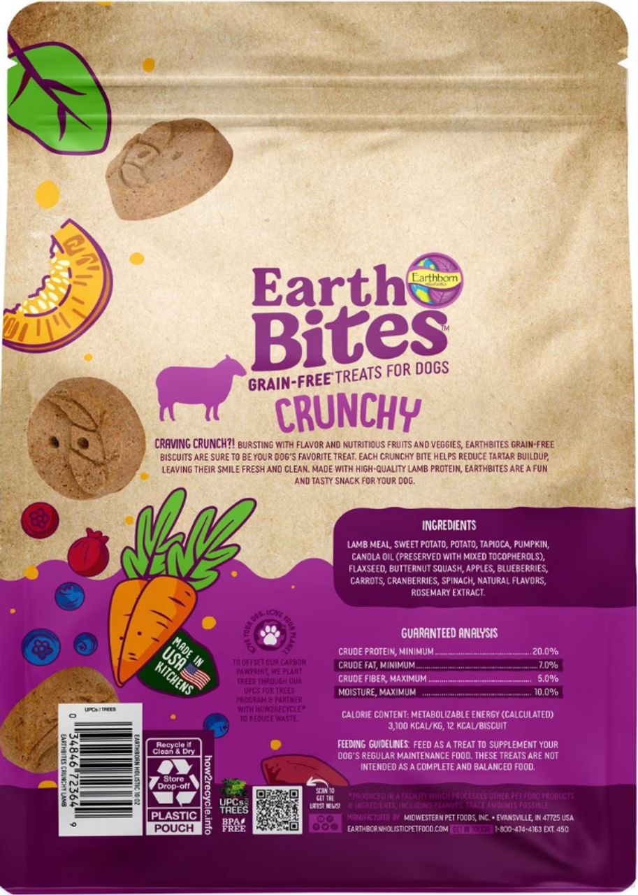 Earthborn Holistic EarthBites Grain-Free Lamb Dog Treats