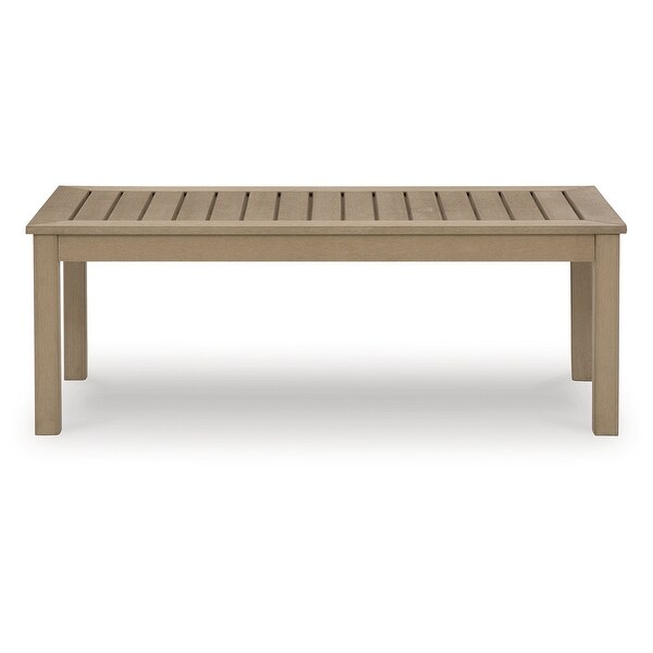 Signature Design by Ashley Hallow Creek Driftwood Outdoor Coffee Table