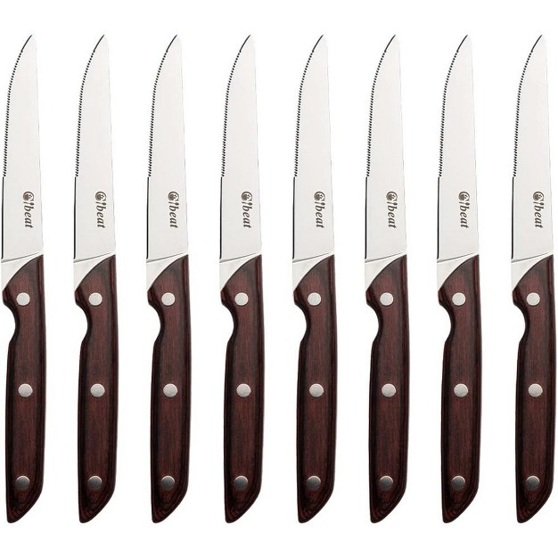 Steak Knives Set Of 8 Kitchen Steak Knife 8 Piece Serrated Dinner Knives