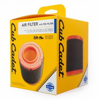 Cub Cadet Origional Equipment Air Filter for Cub Cadet 679cc Engines with Pre-Filter Included OE# 737-05075 490-200-C082