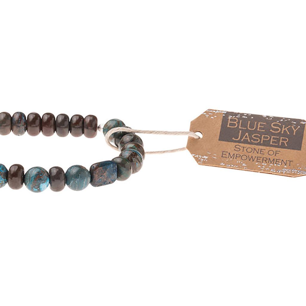 Scout Curated Wears  Blue Sky Jasper Stone Bracelet - Stone of Empowerment