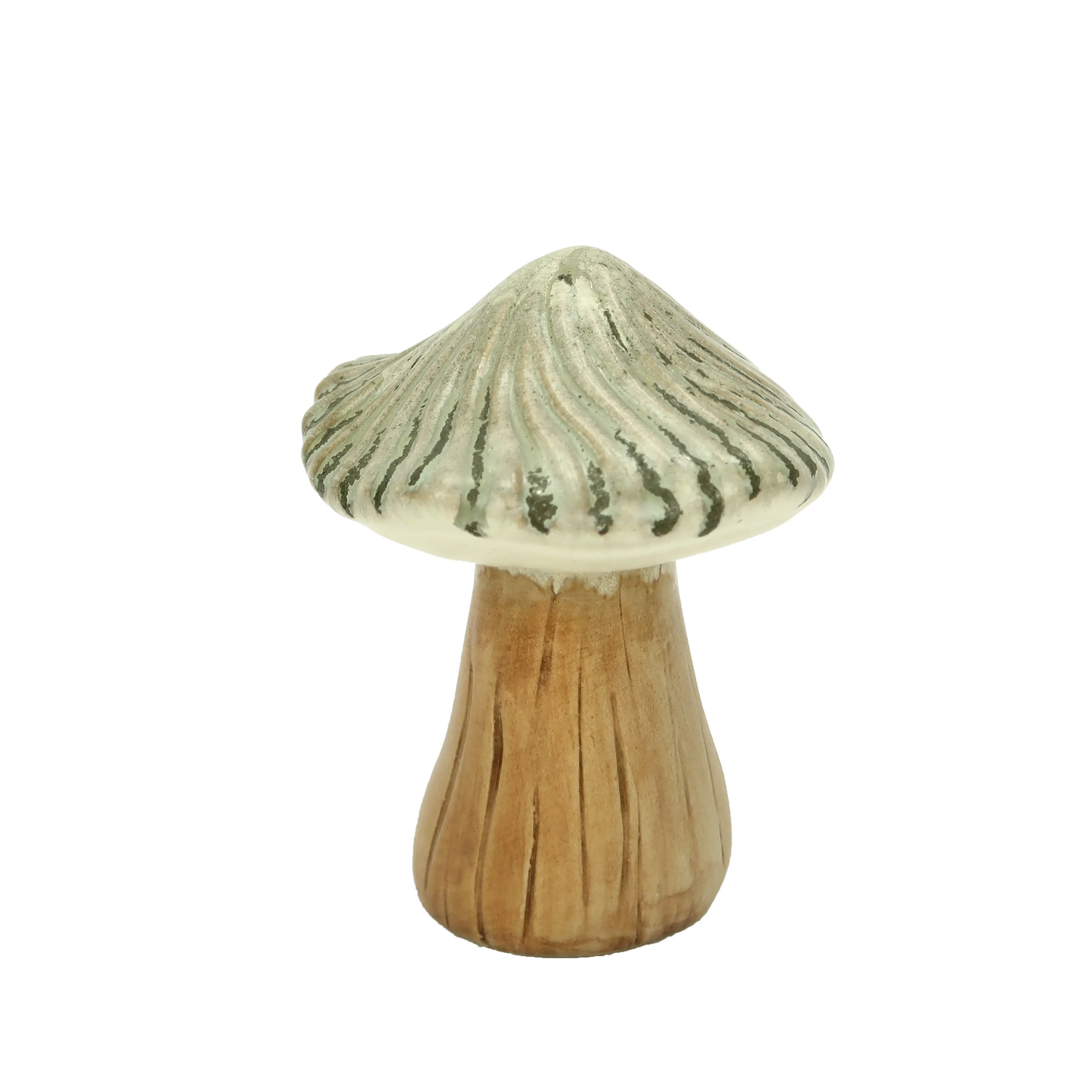 Garden Decoration Ceramic Mushroom Artificial Plant Ceramic Sculpture Wedding Decoration Supplies Mushroom Ceramic Ornament