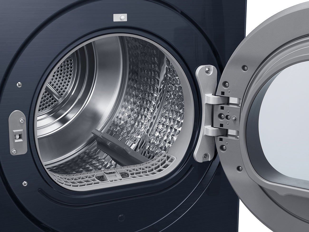  ADA Bespoke 7.8 Cu. Ft. Brushed Navy Ultra Capacity Ventless Hybrid Heat Pump Dryer With AI Optimal Dry