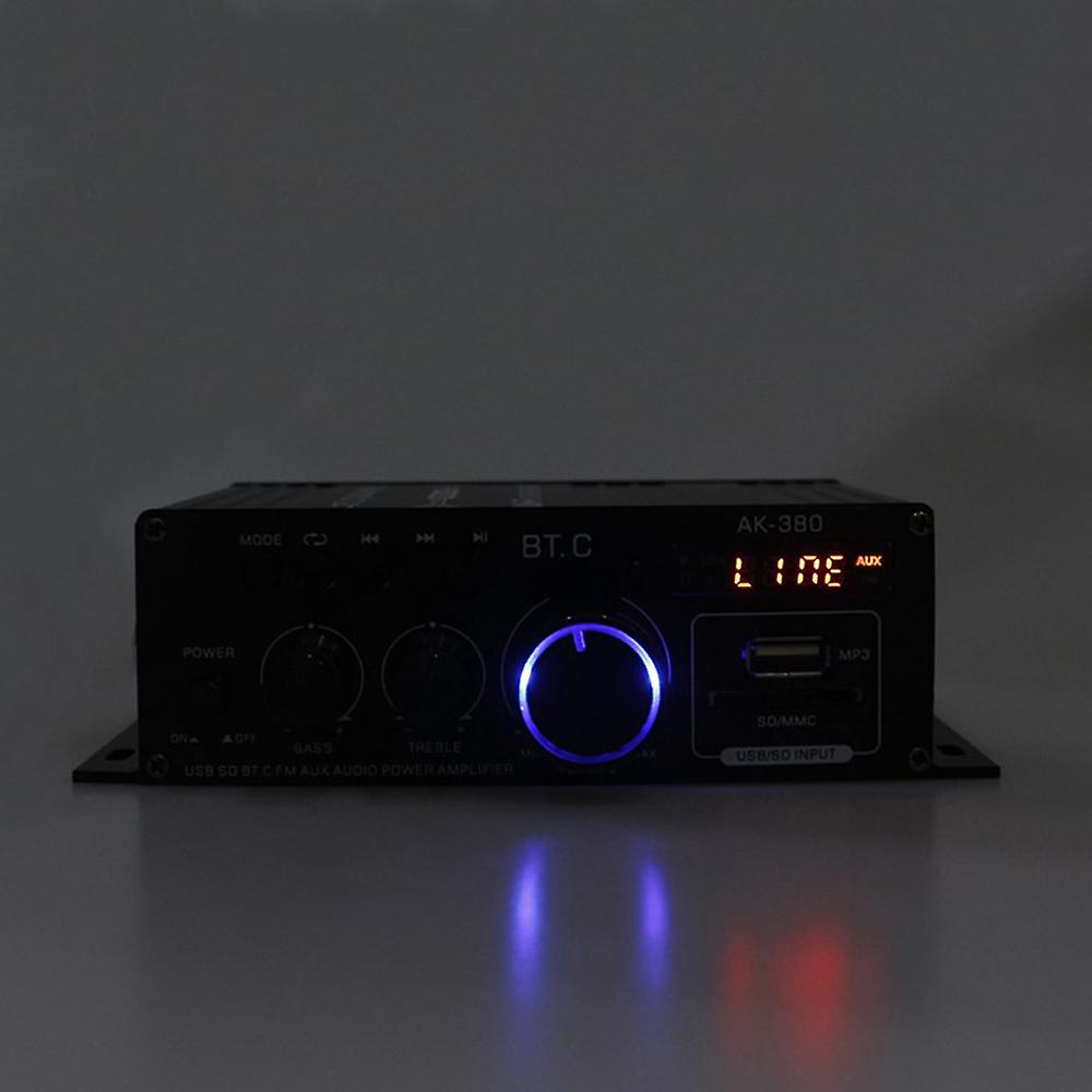 40w+40w Mini Audio Power Amplifier Portable Sound Amplifier Speaker Amp For Car And Home