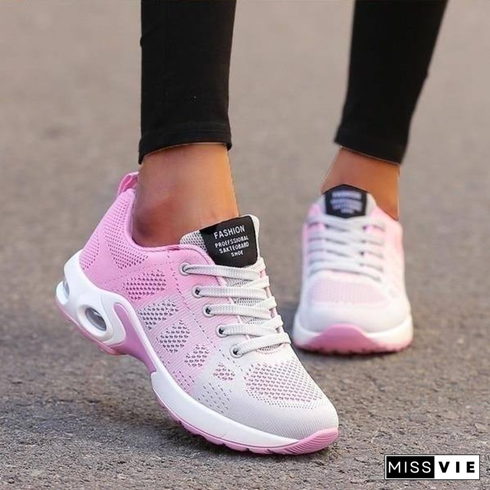 Women Running Shoes Breathable Casual Shoes Outdoor Light Weight Sports Shoes Casual Walking Sneakers Tenis Feminino Shoes