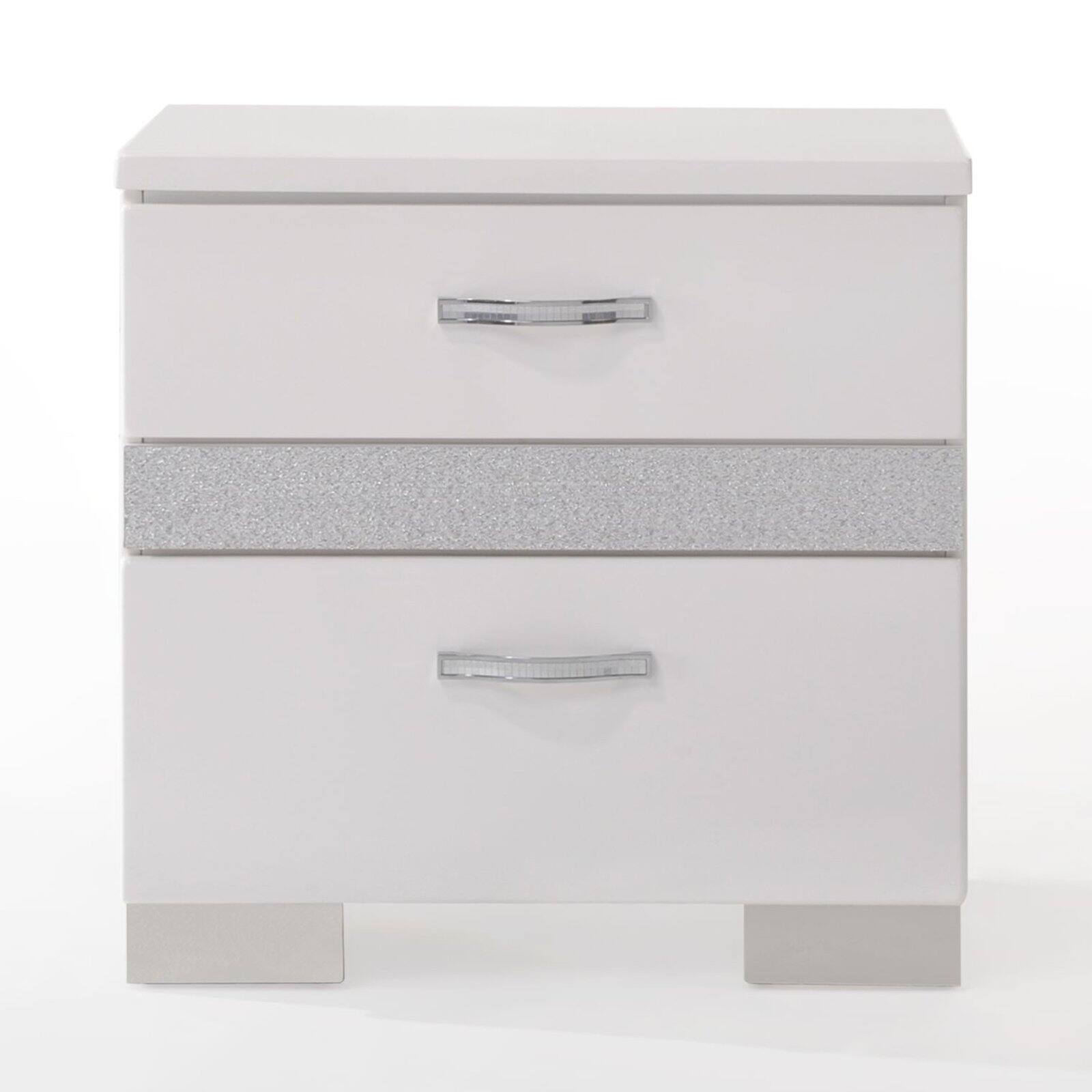 Acme Furniture Naima II Nightstand in White