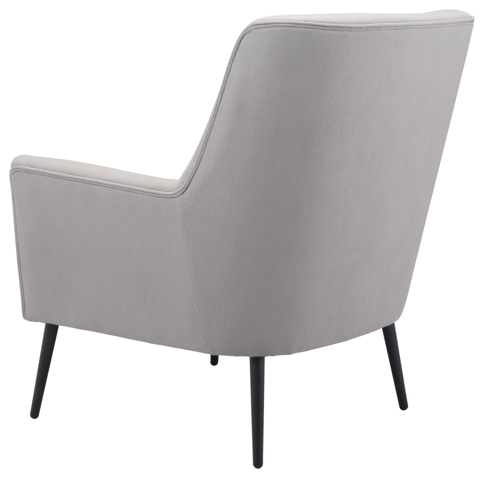 Ontario Accent Chair Gray   Midcentury   Armchairs And Accent Chairs   by Furniture East Inc.  Houzz