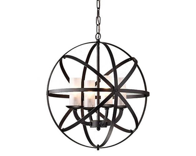 X 19 quot X 8 quot 4 light Mandisa Chandelier Black Warehouse Of 