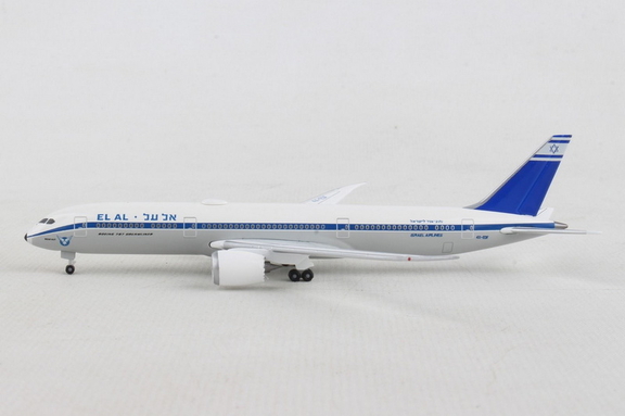 Daron HE533201Herpa El Al 787 9 1/500 Retro Livery