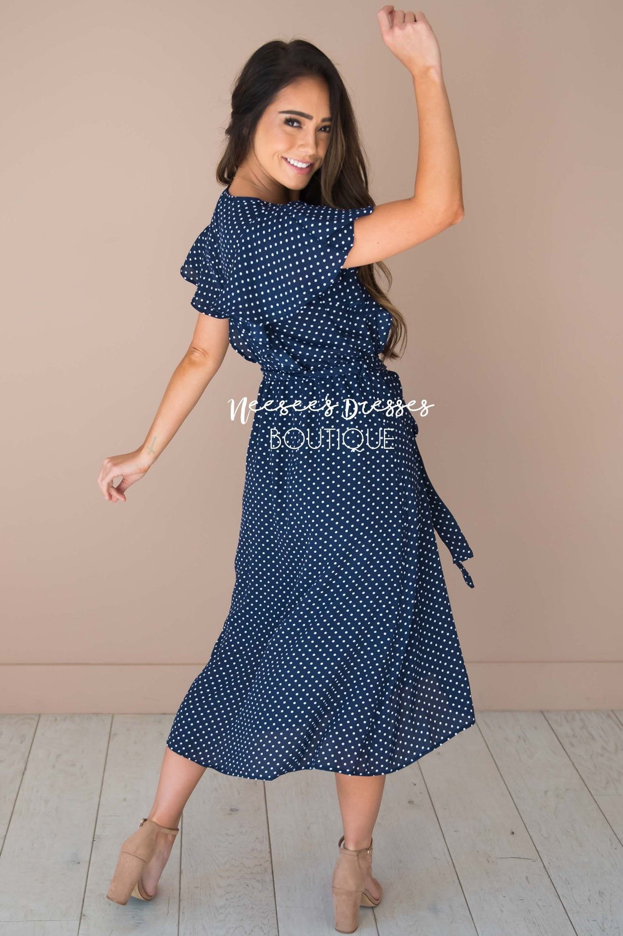 The Kynlei Polka Dotted Dress