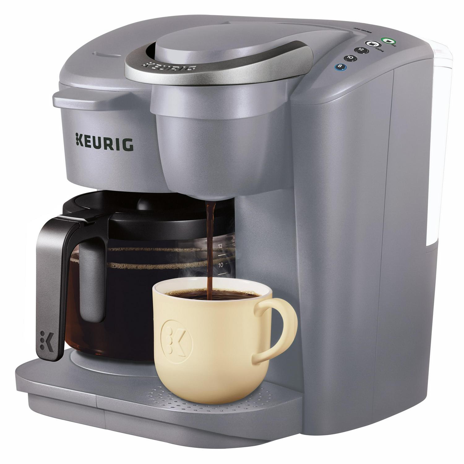 Keurig KDuo Essentials Single Serve and Carafe Coffee Maker Moonlight Gray  Crowdfused