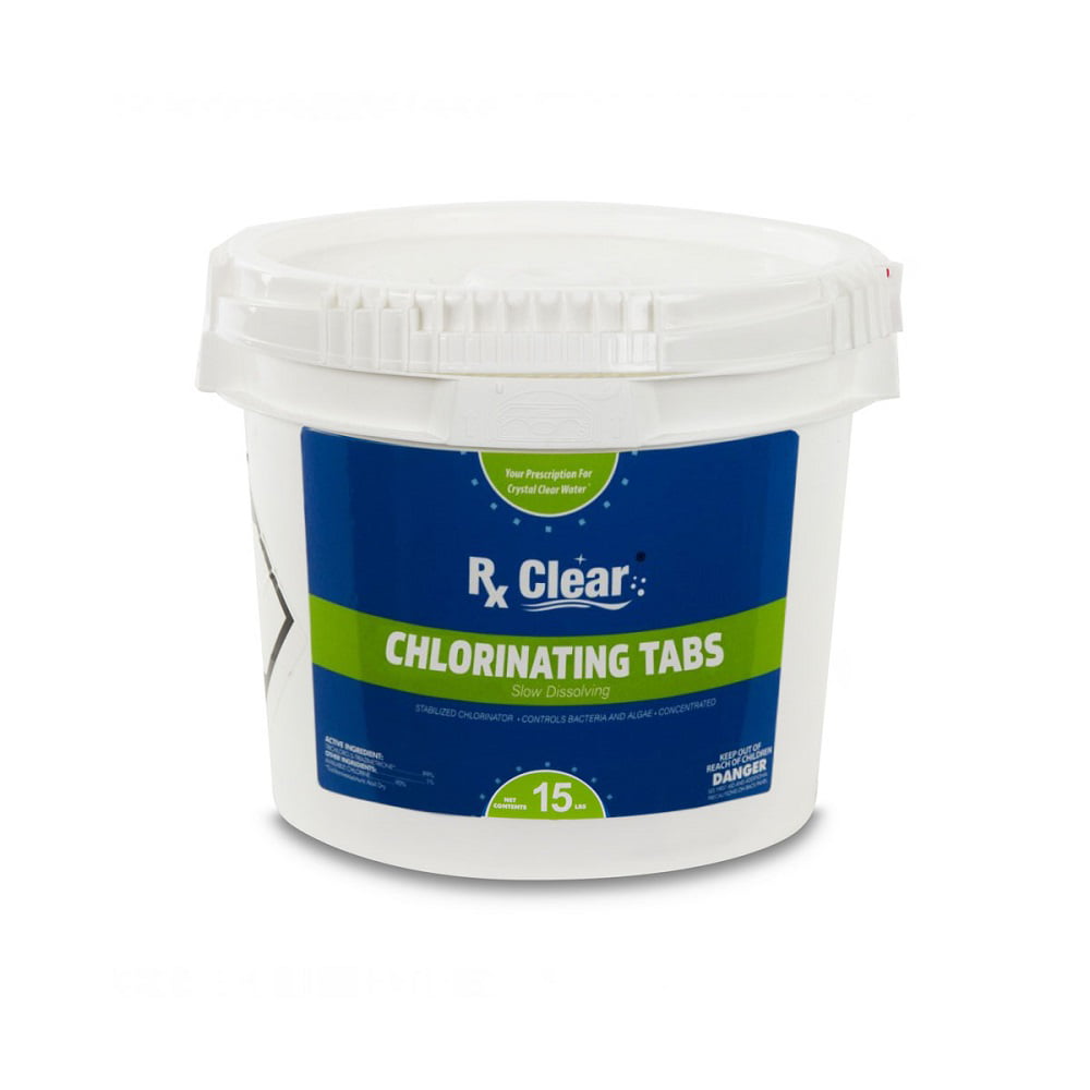 Rx Clear 3" Stabilized Chlorine Tablets | 15 lbs