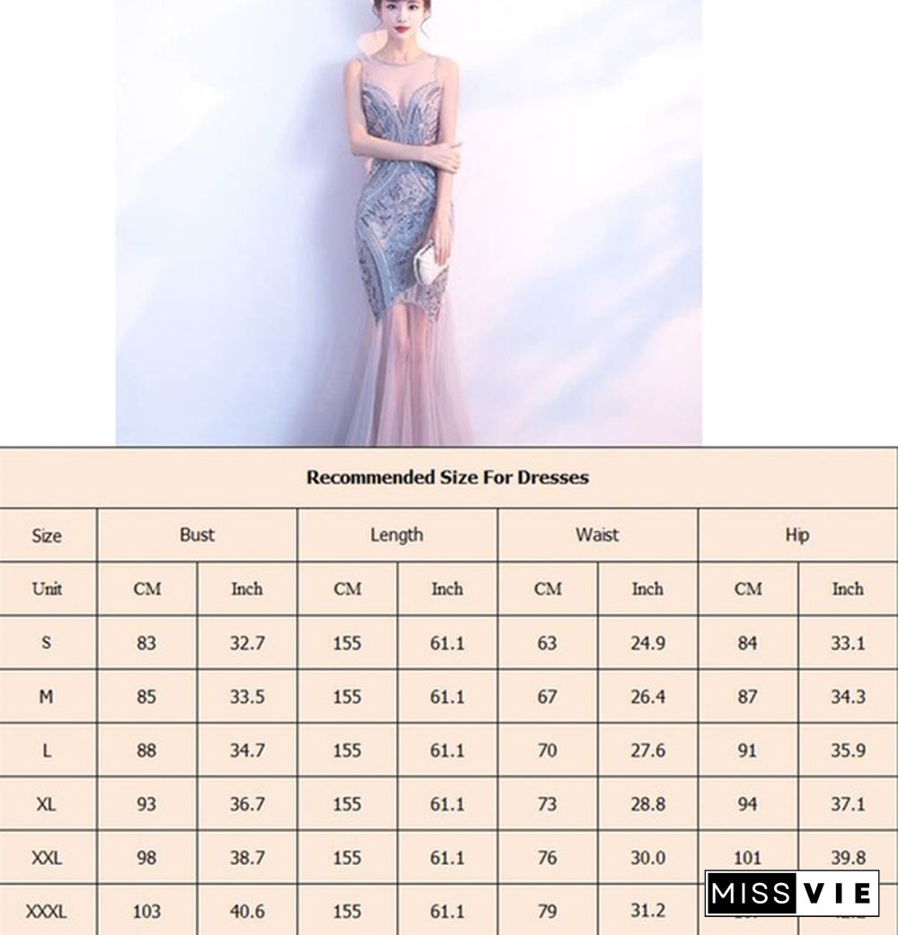 Summer Women Sleeveless Sequin Dress Retro Backless Maxi Elegant Dress Evening Gown Wedding Party Club Party Dress