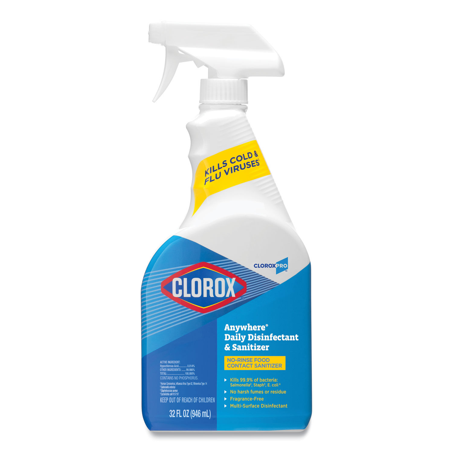 Anywhere Hard Surface Sanitizing Spray by Cloroxandreg; CLO01698CT