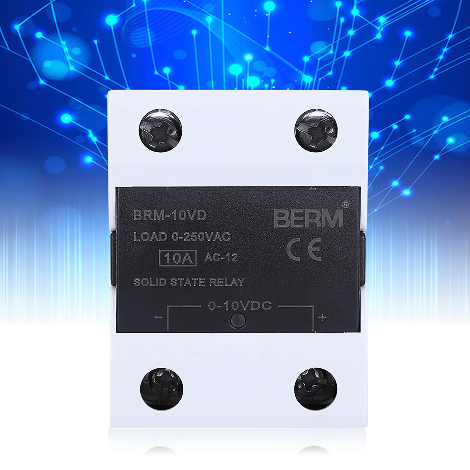 Berm Solid State Relay Ssr With Led Light Tube State Indication 4-20ma 0-250vac