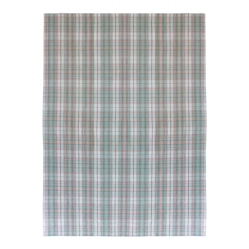 Floral Plaid Tea Towel (set Of 3)