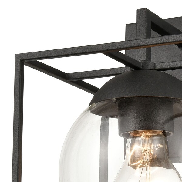 Cubed 1-Light sconce in  Charcoal Shopping - The Best Deals on Outdoor Wall Lanterns | 38346595