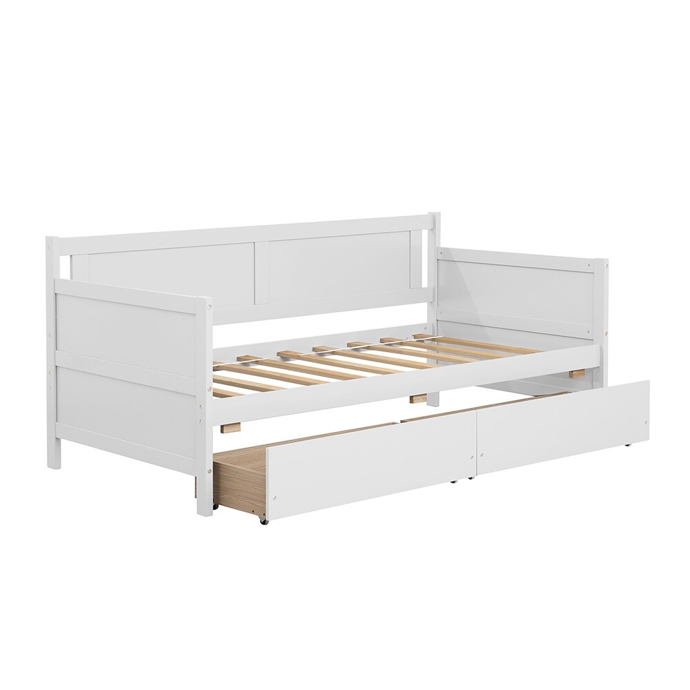 Twin Size Sofa Bed Daybed with 2 Storage Drawers