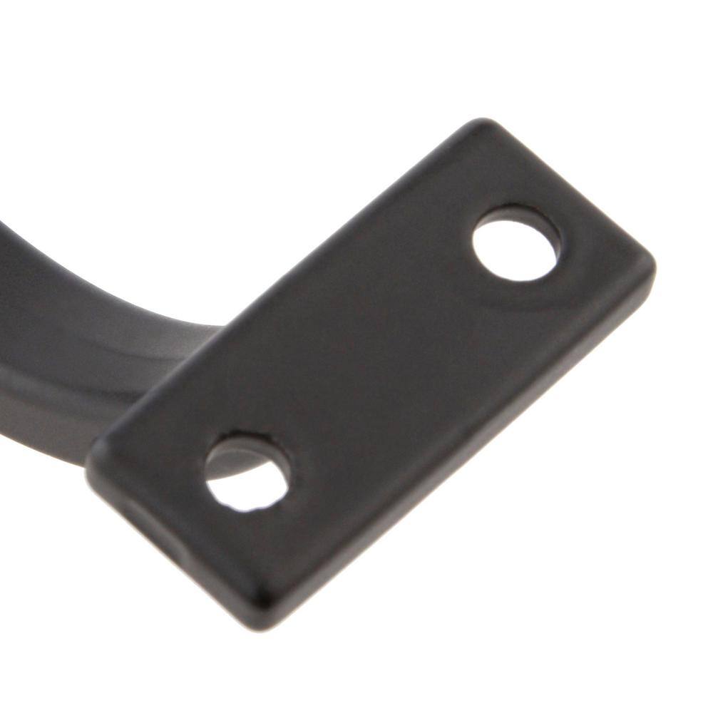 EVERMARK Stair Parts 2-34 in. x 2-116 in. Black Aluminum Alloy Heavy Duty Wall Rail Mounting Bracket 9100I-601-HDBKD