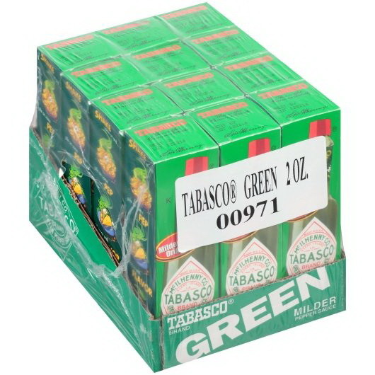 Tabasco Tomato Basil Green Pepper Sauce  2 Fluid O...