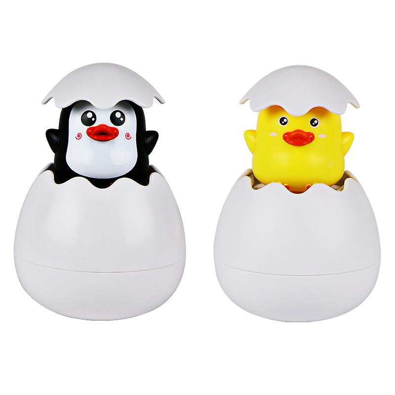 Baby Bathing Toy Kids Cute Duck Penguin Egg Water Spray Sprinkler Bathroom Sprinkling Shower Swimming Water Toys For Kids