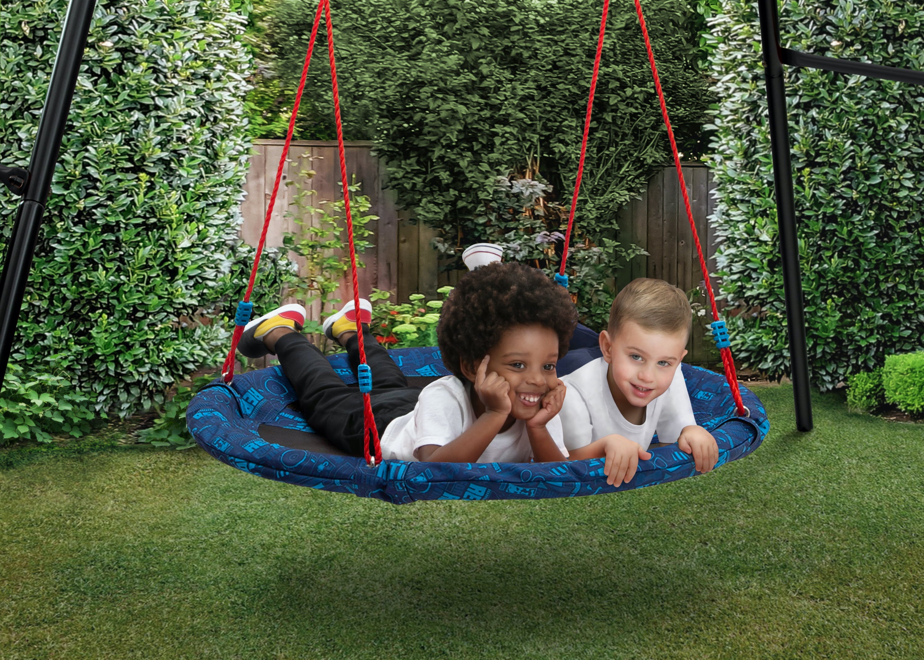 PAW Patrol 40-inch Saucer Swing – Includes Hardware for Swing Set or Tree Attachment