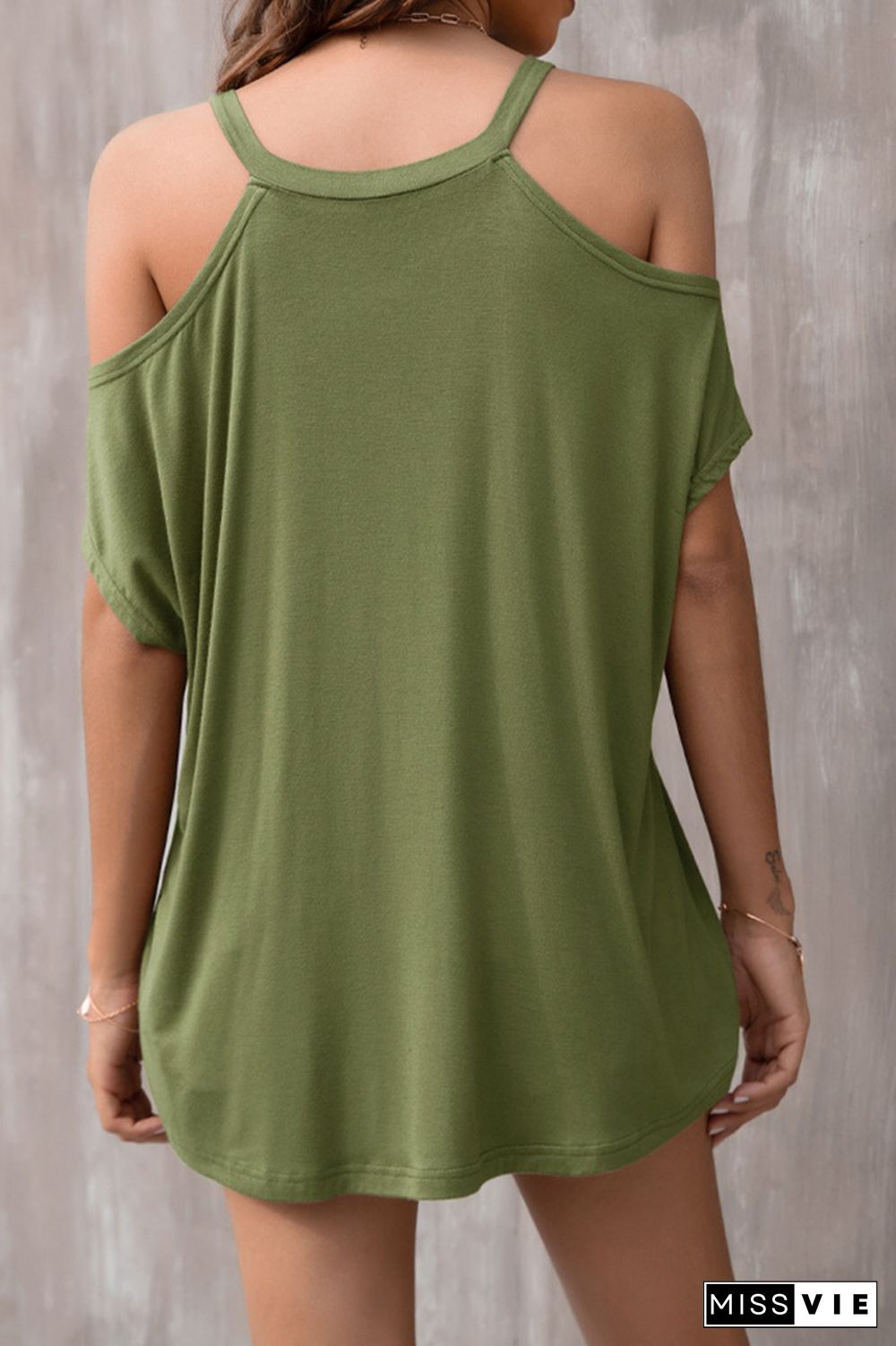 Halter Off Shoulder T-shirts Wholesale