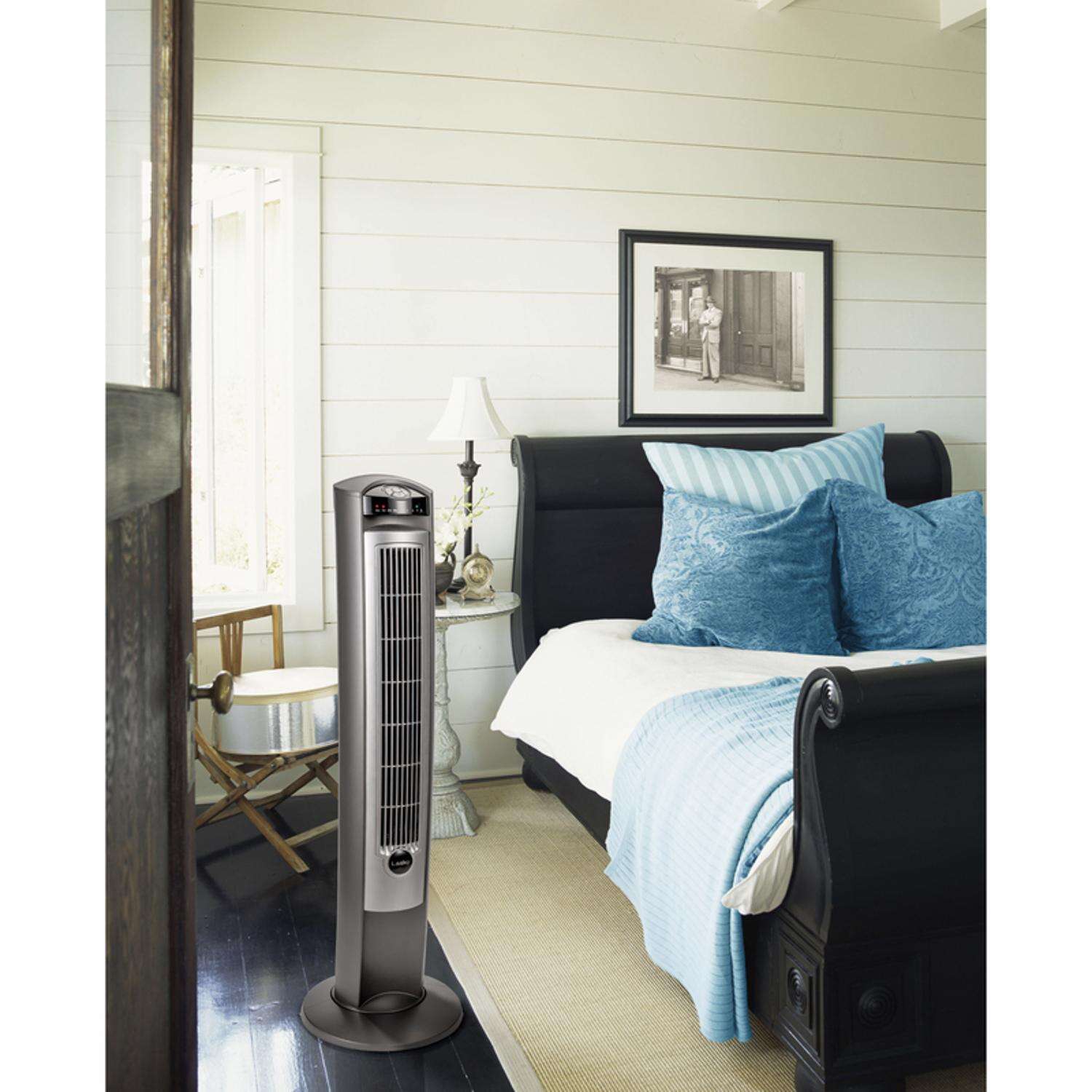 Lasko Wind Curve 41.8 in. H 3 speed Oscillating Tower Fan