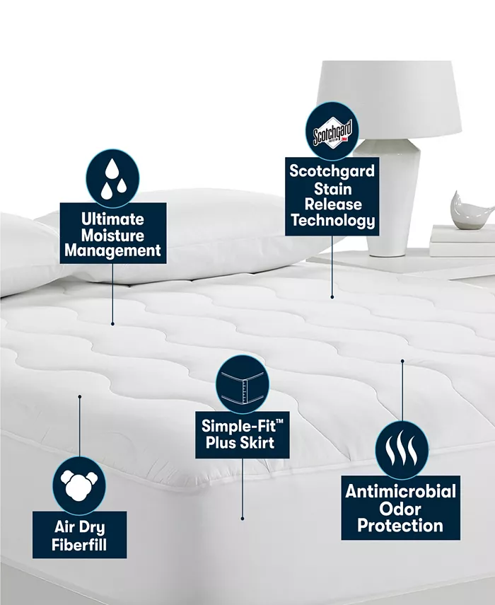 Serta Air Dry Extra Comfort Mattress Pad， Queen