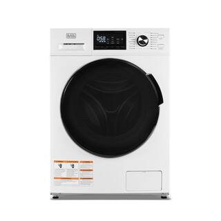 BLACK+DECKER 2.7 cu. Ft. Front Load Washer with 16 cycles in Compact White BFLW27MW