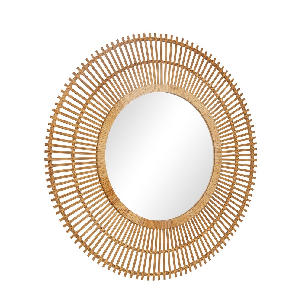 Rattan Bohemian Wall Mirror