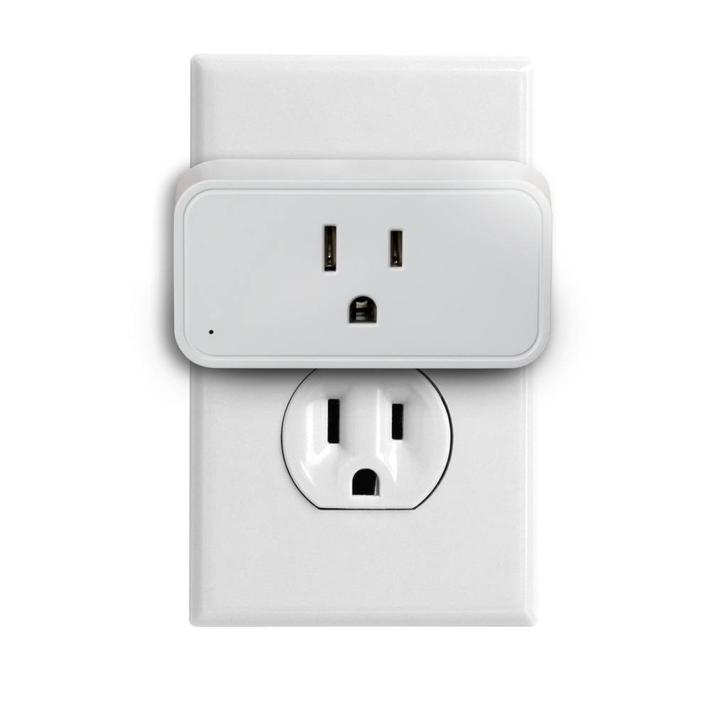 Simply Conserve 15 Amp 120-Volt Smart Wi-Fi and Bluetooth Plug (2-Pack) SS-15A1-WiFi-BLE-2PK