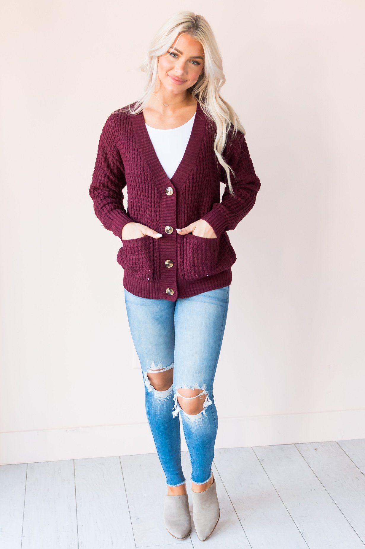 Autumn is Calling Button Up Cardigan