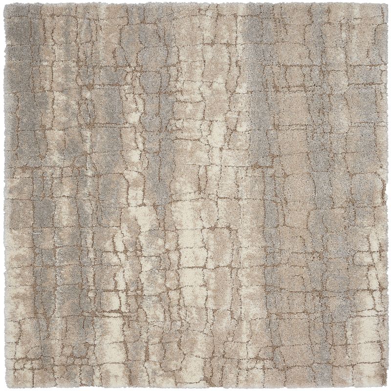 Nourison Luxurious Shag Abstract Textures Area Rug