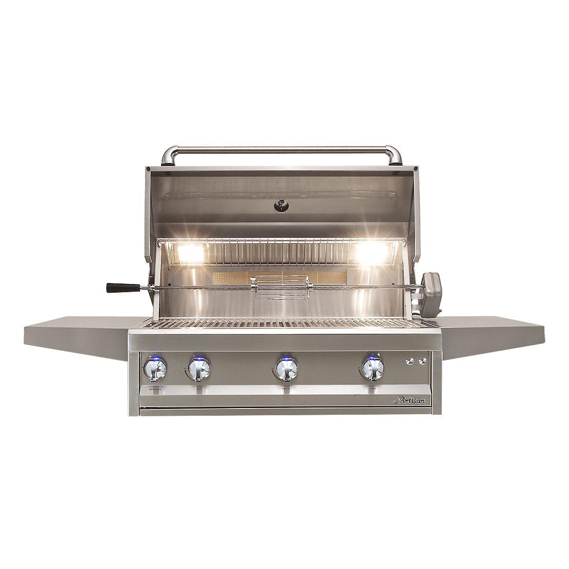 Artisan Professional 36-Inch 3-Burner Built-In Natural Gas Grill With Rotisserie