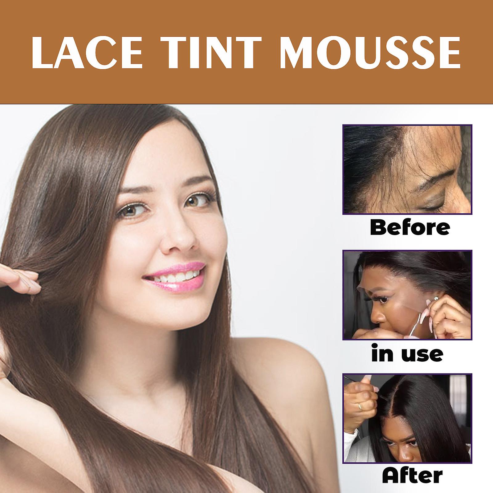 Lace Wig Cover Hair Dye Mousse Does Not Hurt Hair Easy To Color Wig Color Disposable Hair Dye