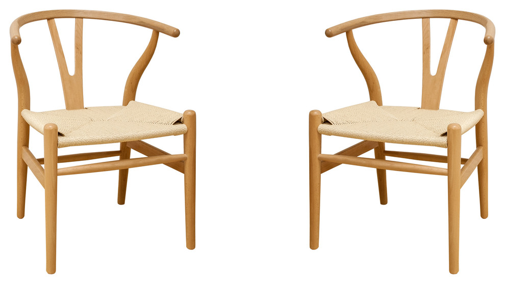 Mid Century Modern  quotW quotDining Side Chair  Set of 2   Midcentury   Dining Chairs   by Mod Made  Houzz